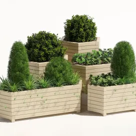 Trough planter
